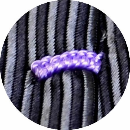 紫のソリッド（無地）ネクタイ【 ネクタイSO-007】